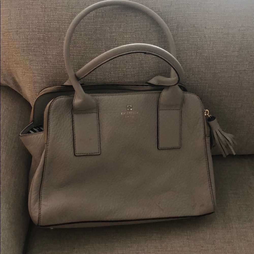 Kate Spade grey leather purse